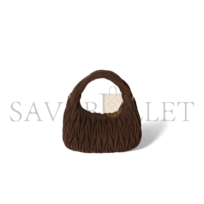 M1v M1v wander matelassÉ suede bag 5bc125 (20*17*6cm)